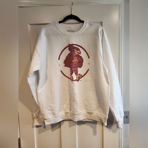 White Iowa State Cyclones Crew Neck Unisex szL